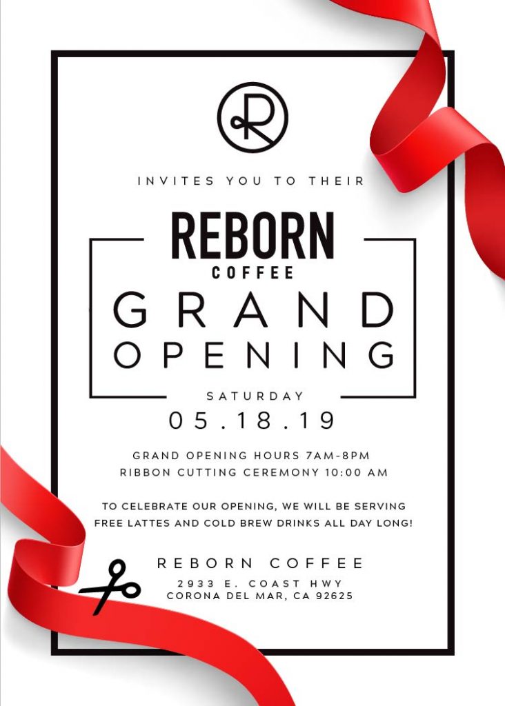 Reborn Coffee - Our Riverside kiosk's soft opening starts today