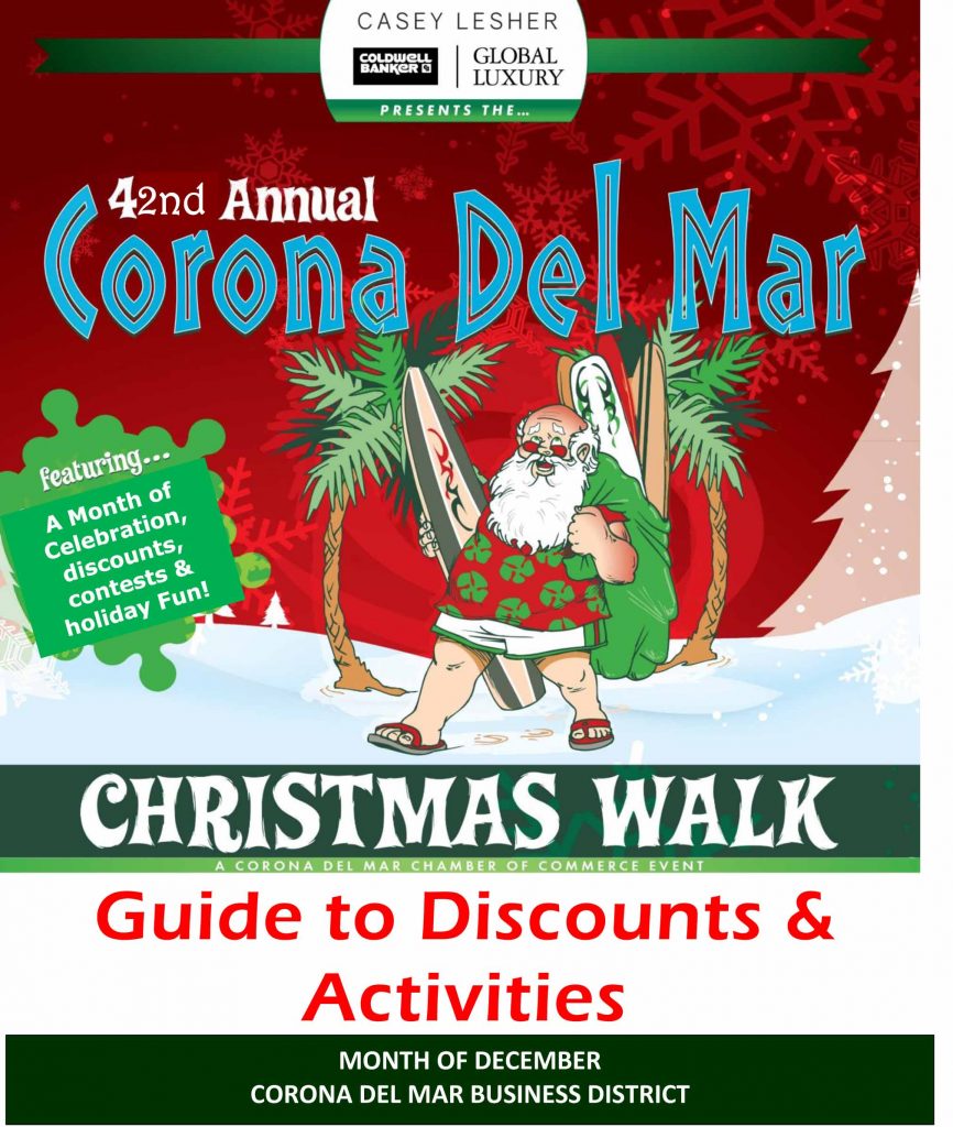 Cdm Christmas Walk 2022 Christmas Walk Event Guide - Corona Del Mar Chamber Of Commerce