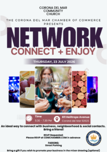 Corona del Mar Community Church Mixer Flyer